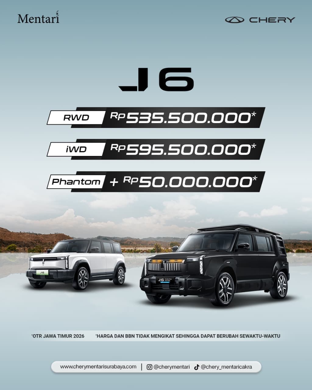 Daftar harga Chery J6